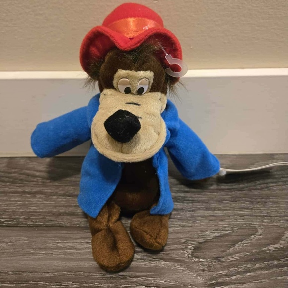 Disney Store Bean Bag Splash Mountain Brer Bear - Picture 1 of 3